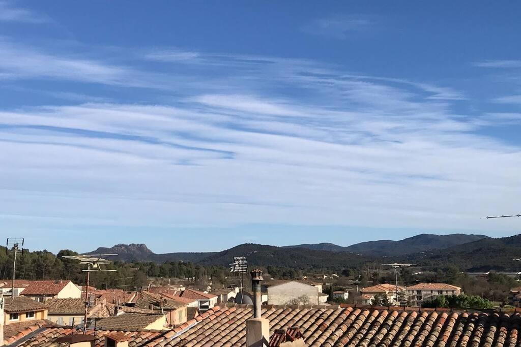 Studio Centre Ville Les Arcs Avec Vue Sur Massif Des Maures Eksteriør bilde