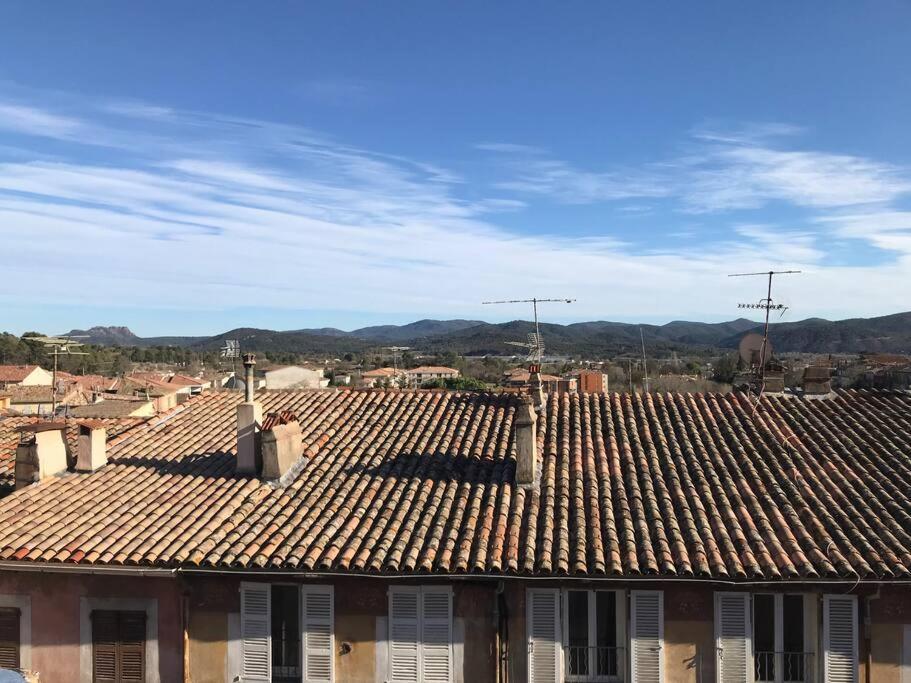 Studio Centre Ville Les Arcs Avec Vue Sur Massif Des Maures Eksteriør bilde